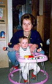 Лариса Щипцова с дочкой